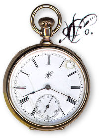 Early Columbus pocket watch