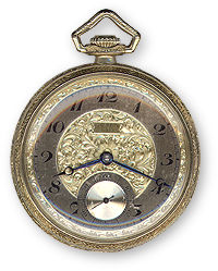 Ornate Semi-Thin pocket watch