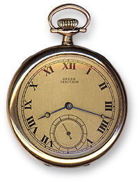 VeriThin with gold-colored dial