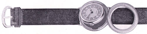 WWI waterproof wristwatch