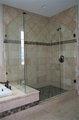 shower glass doors - Cincinnati, OH  - A Glass Contractors Inc. - Glass door