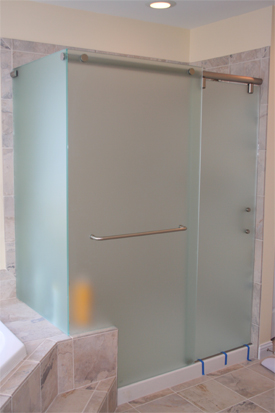 custom glass - Cincinnati, OH  - A Glass Contractors Inc. - Shower doors